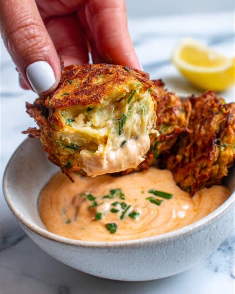 Cheesy Chicken Fritters Recipe