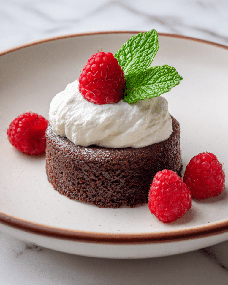 Hot Molten Chocolate Raspberry Lava Cakes Recipe