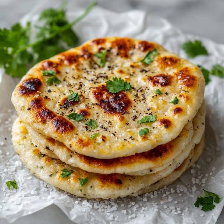 Soft & Chewy Keto Garlic Naan Recipe