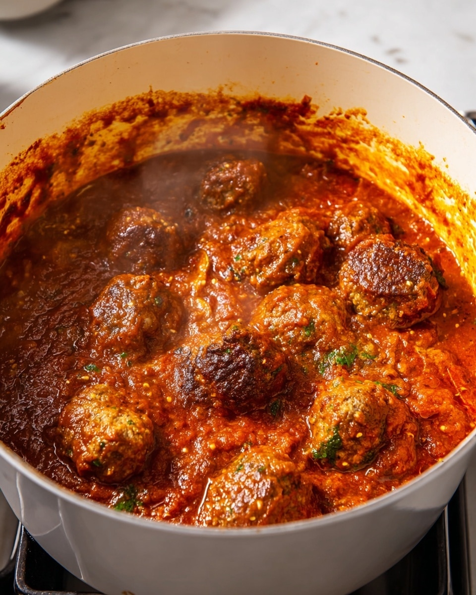 Sunday Sauce with Meatballs, Ribs, and Sausage Recipe - Recipe Image