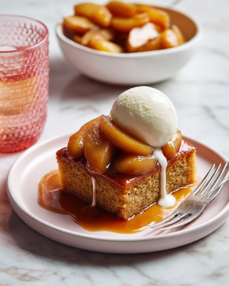 Apple Gooey Butter Cake with Cinnamon Apples Recipe