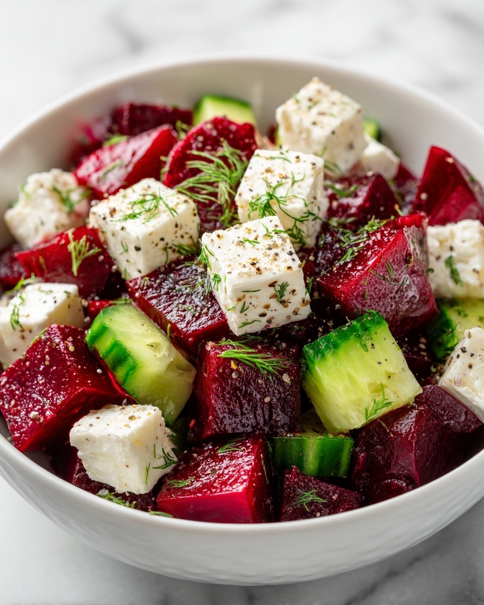 Beet Salad with Feta, Cucumbers, and Dill Recipe - Recipe Image