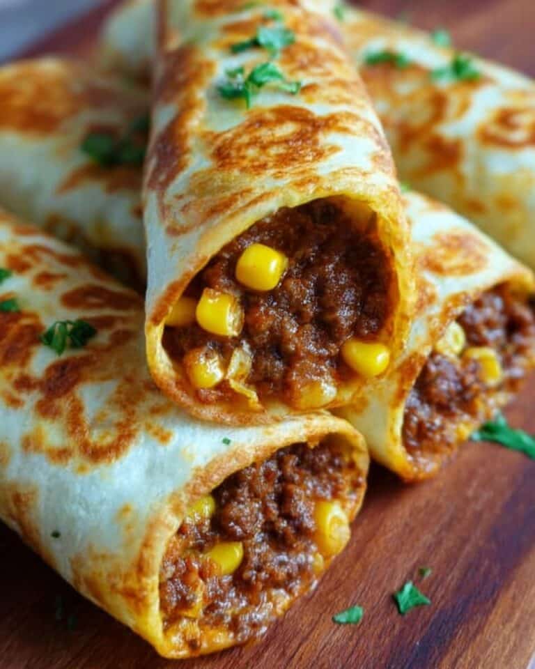 Crispy Beef Chimichangas: The Ultimate Mexican Delight Recipe