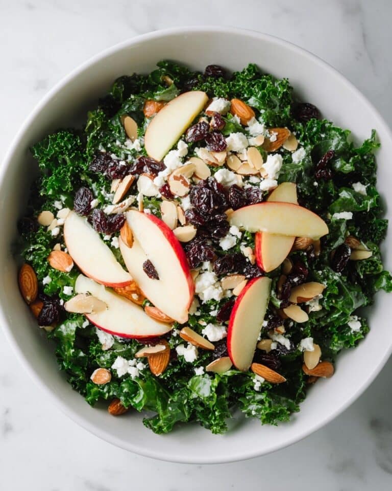 Kale Salad With Apples and Toasted Almonds Recipe