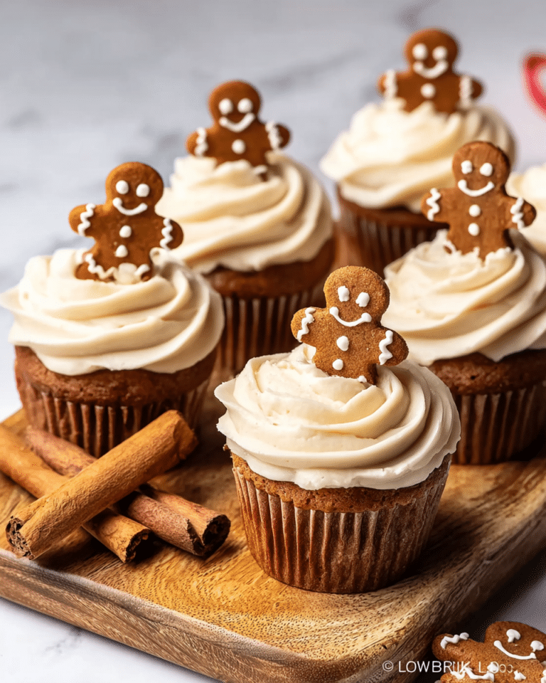 Keto Gingerbread Cupcakes Recipe
