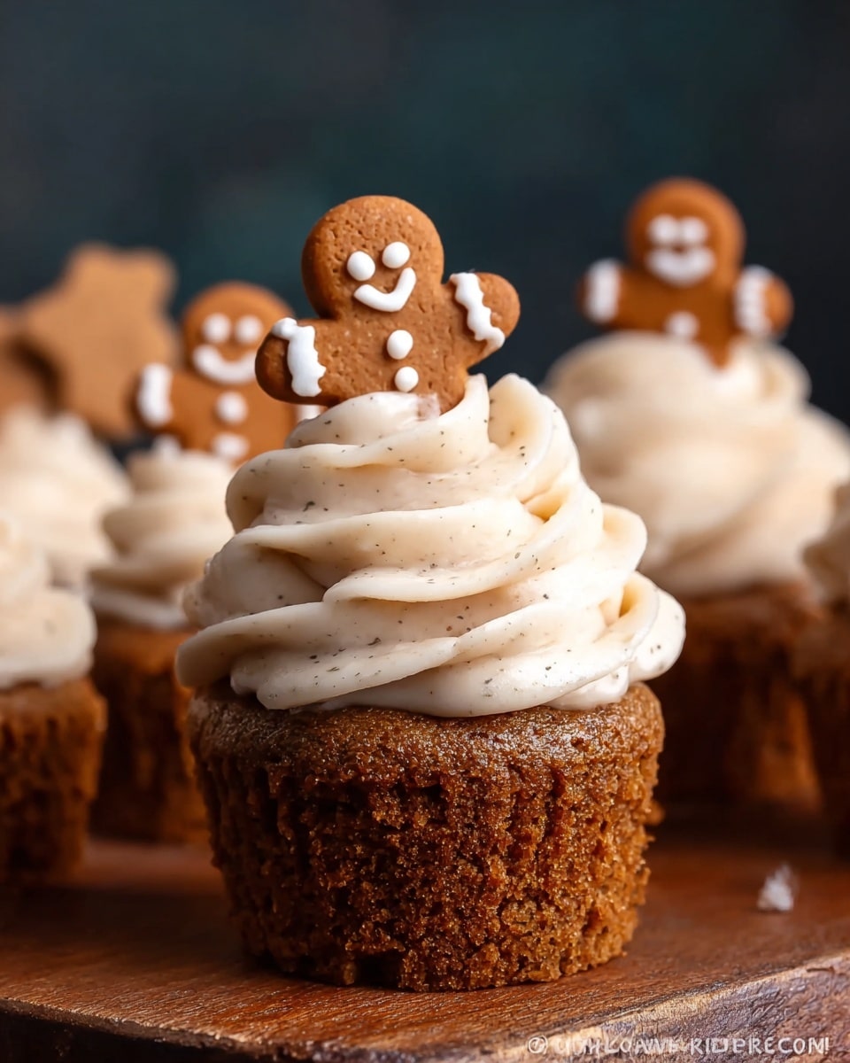 Keto Gingerbread Cupcakes Recipe - Recipe Image