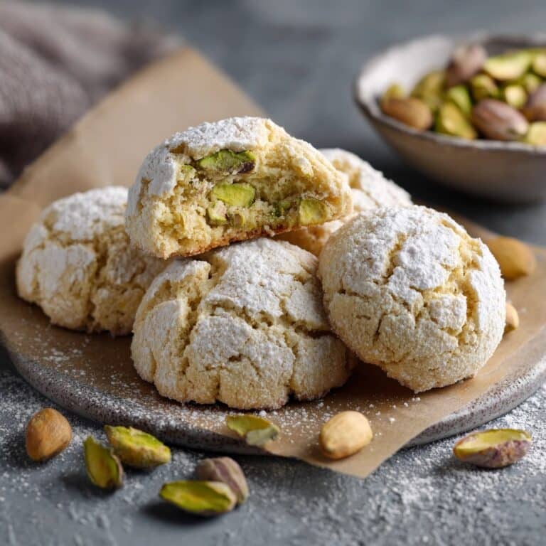 Soft and Chewy Pistachio Pudding Cookies Recipe
