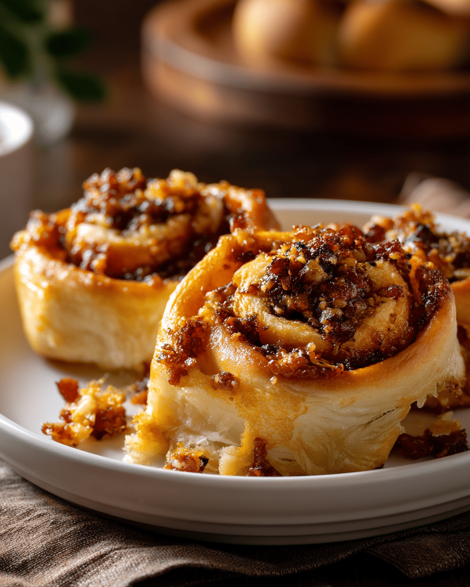 Vegan Butternut & Pecan Spiral Pies Recipe - Recipe Image