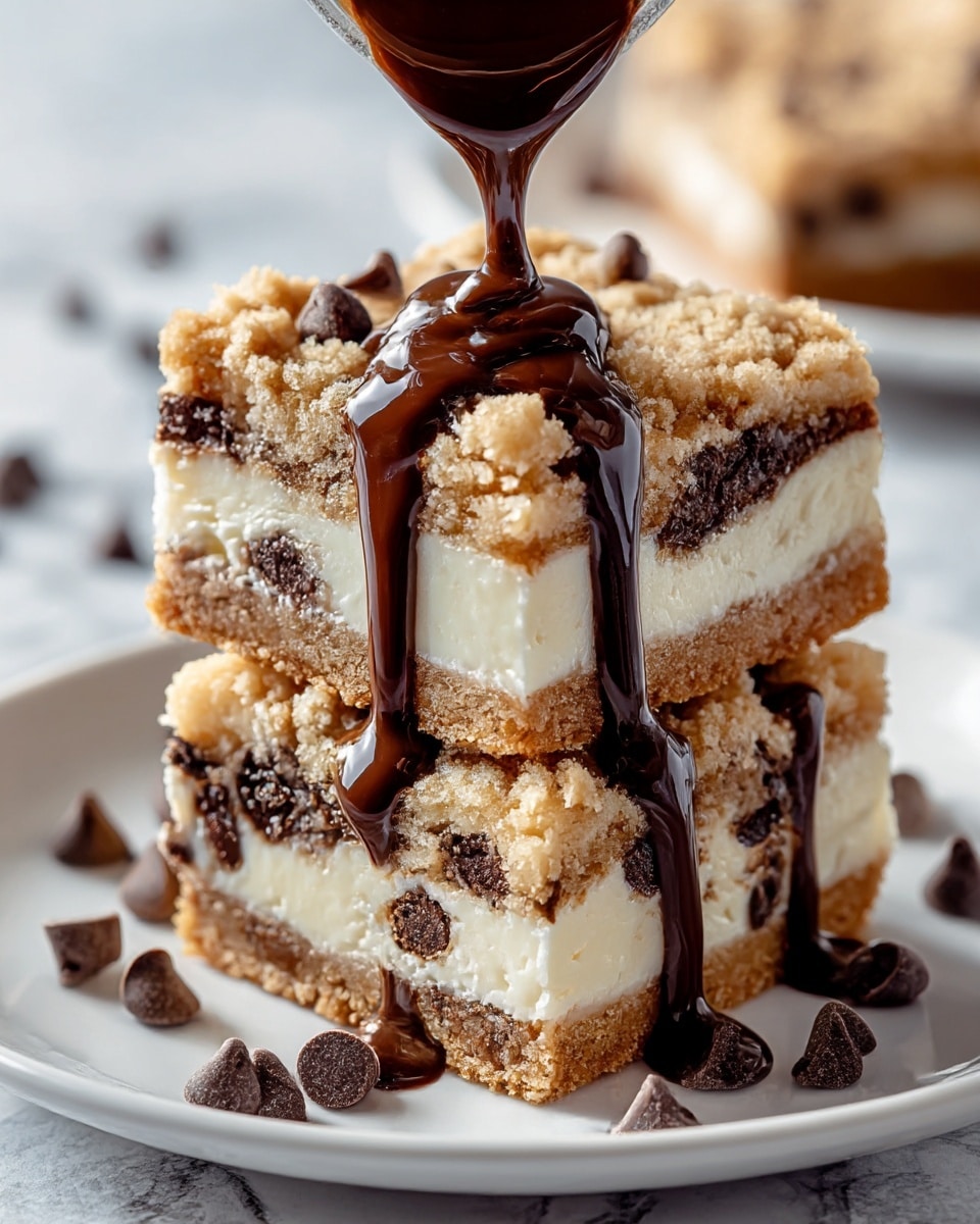Chocolate Chip Cheesecake Bars Recipe - Recipe Image