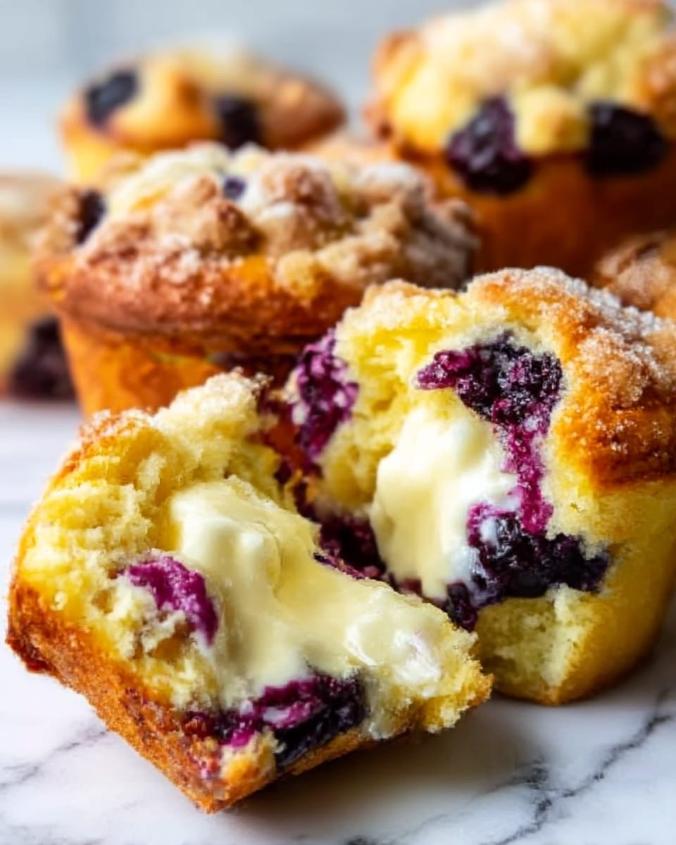 Blueberry Cream Cheese Muffins Recipe - Recipe Image