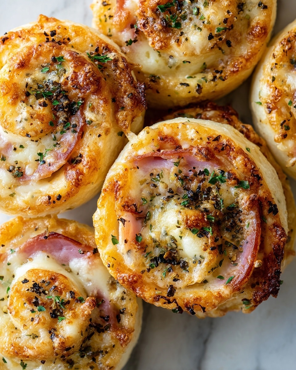 Easter Ham and Cheddar Pinwheels Recipe - Recipe Image