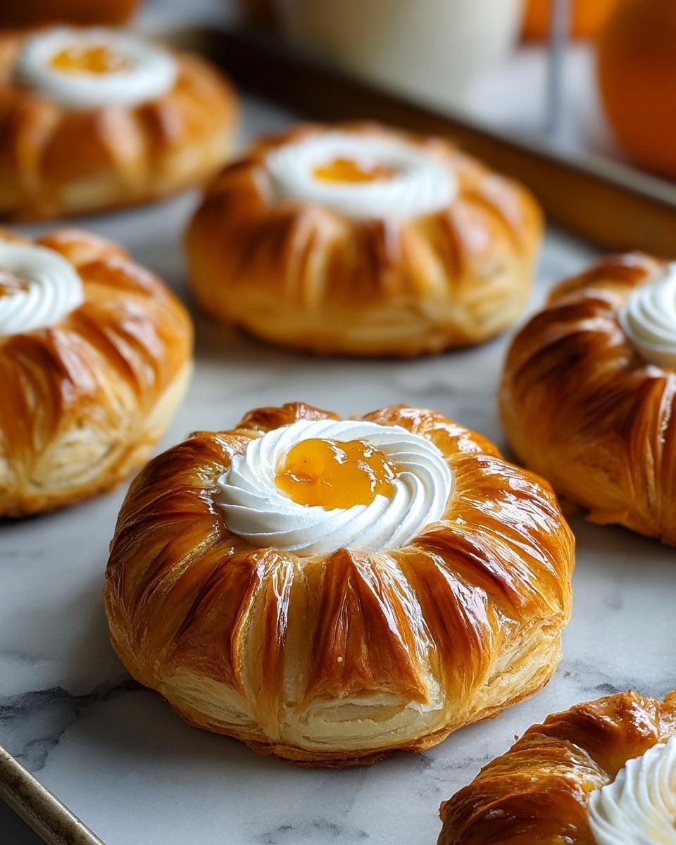 Easy Crescent Pumpkins: Cream Cheese & Pumpkin Pie Delight! Recipe - Recipe Image