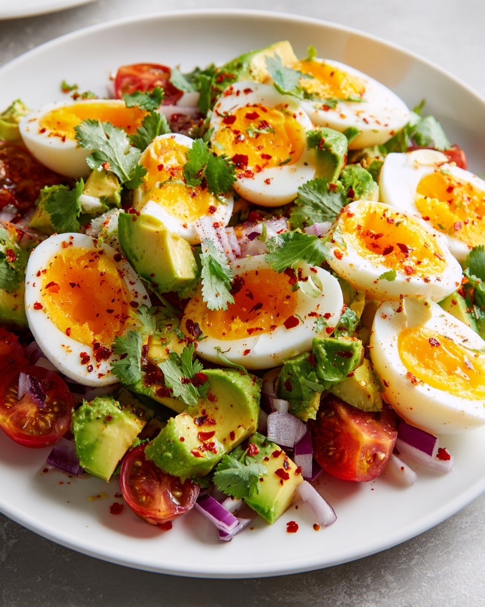 Workout Egg Avocado Salad Recipe - Recipe Image