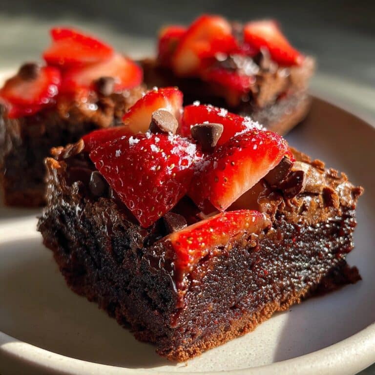 Strawberry Brownies Recipe