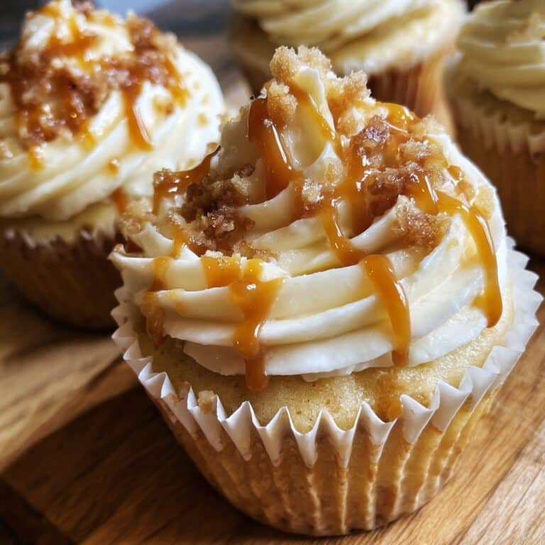 Chocolate Caramel Cupcakes with Decadent Frosting and Rich Caramel Sauce Recipe