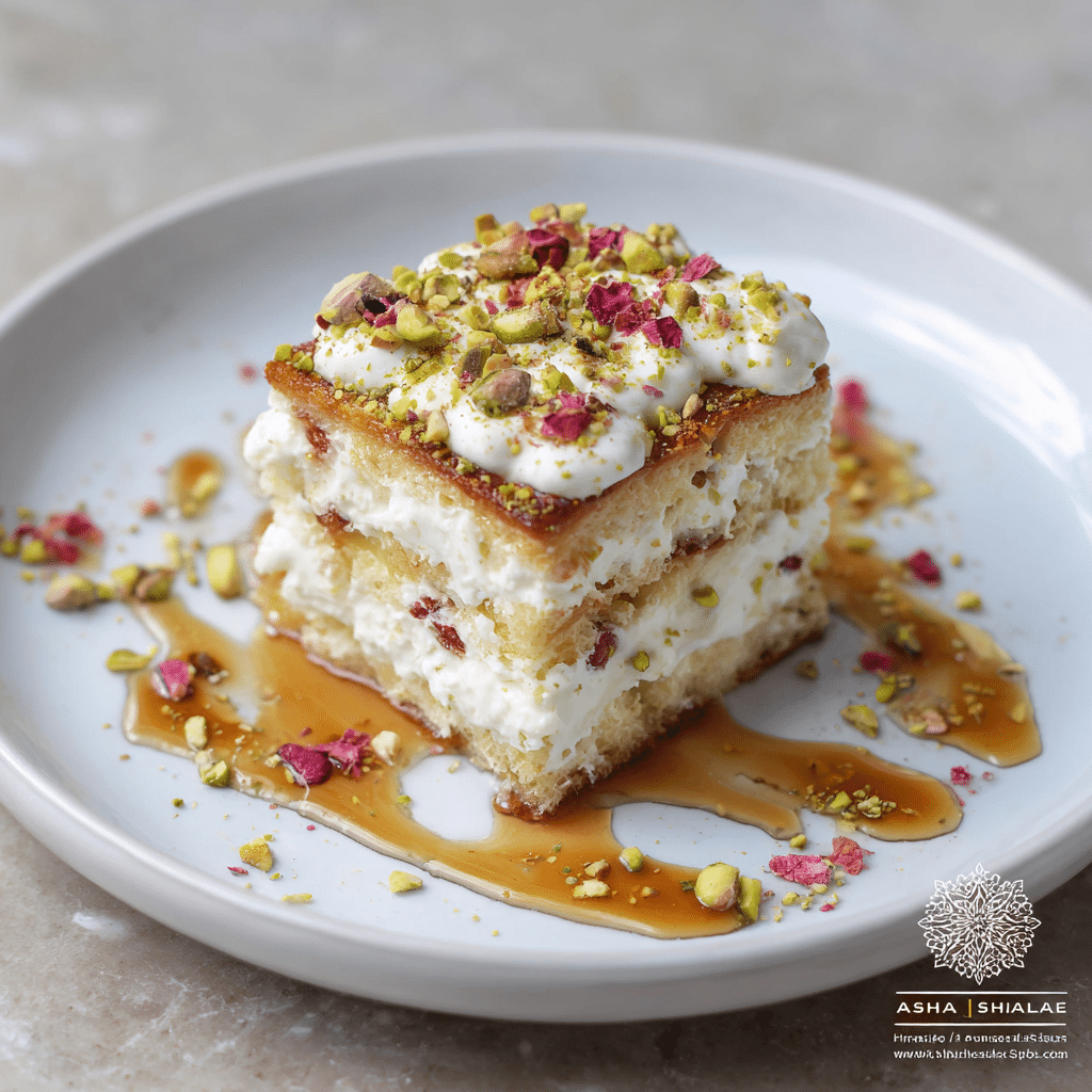 Masala Chai Tres Leches Cake Recipe - Recipe Image