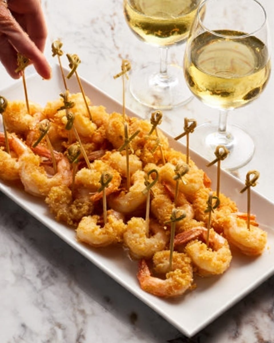 Shrimp Scampi Appetizer with Citrus and Scallions Recipe - Recipe Image