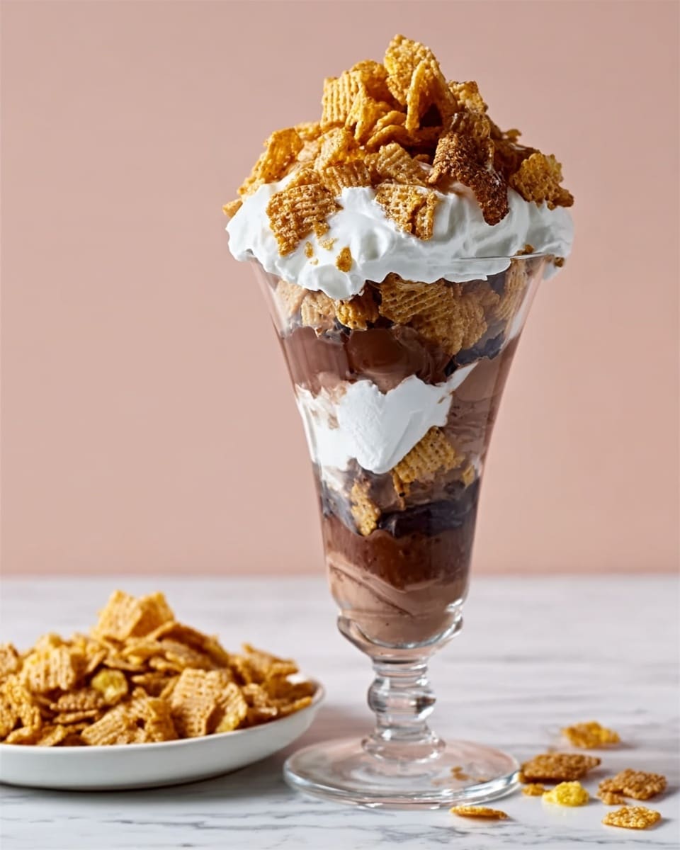 Hot Fudge Golden Grahams Parfait Recipe - Recipe Image