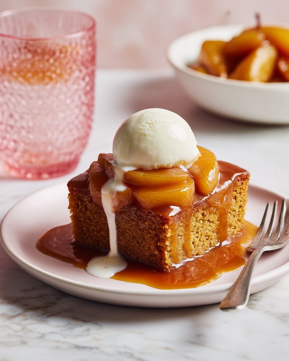 Apple Gooey Butter Cake with Cinnamon Apples Recipe - Recipe Image