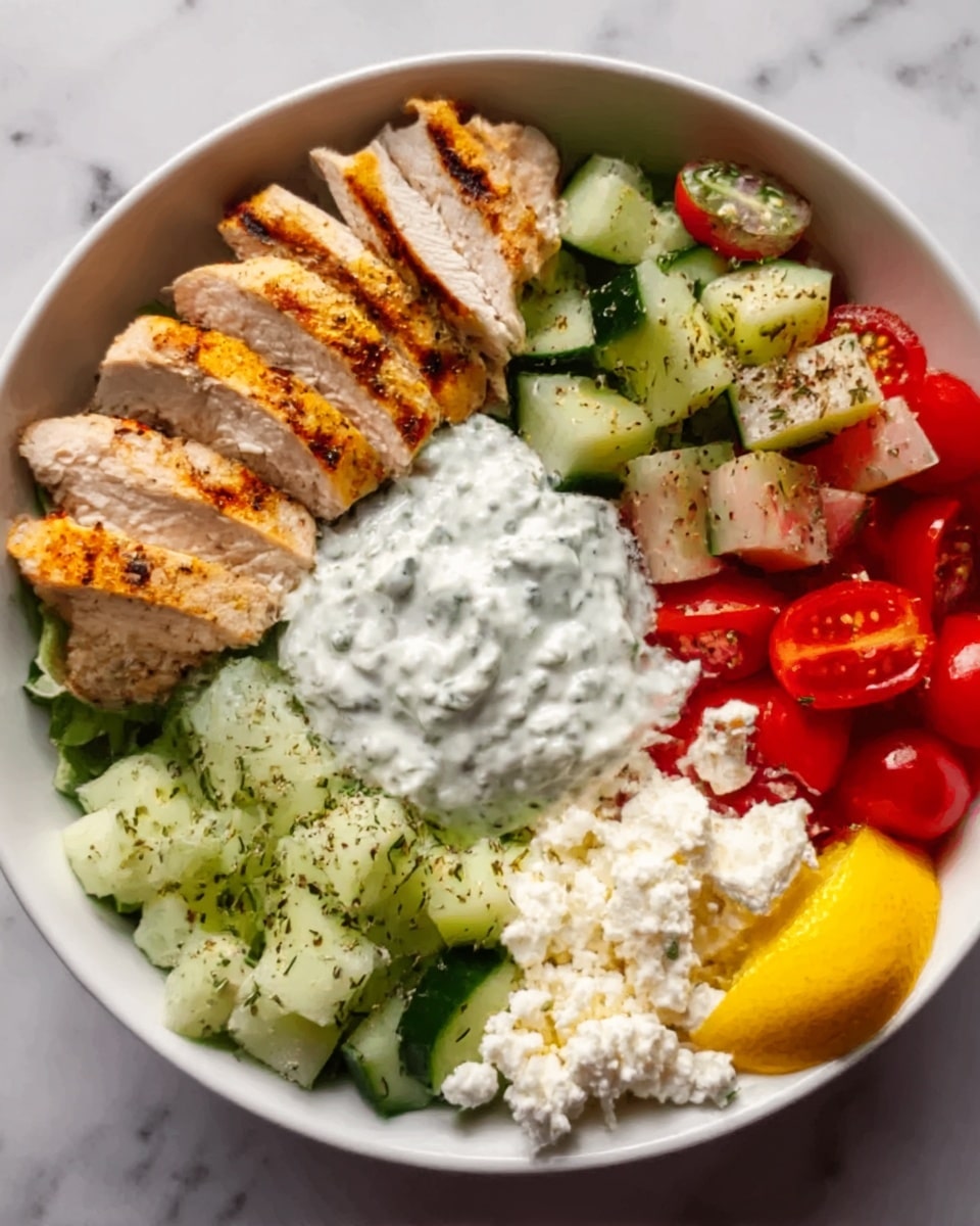 Greek Chicken Bowls Recipe - Recipe Image