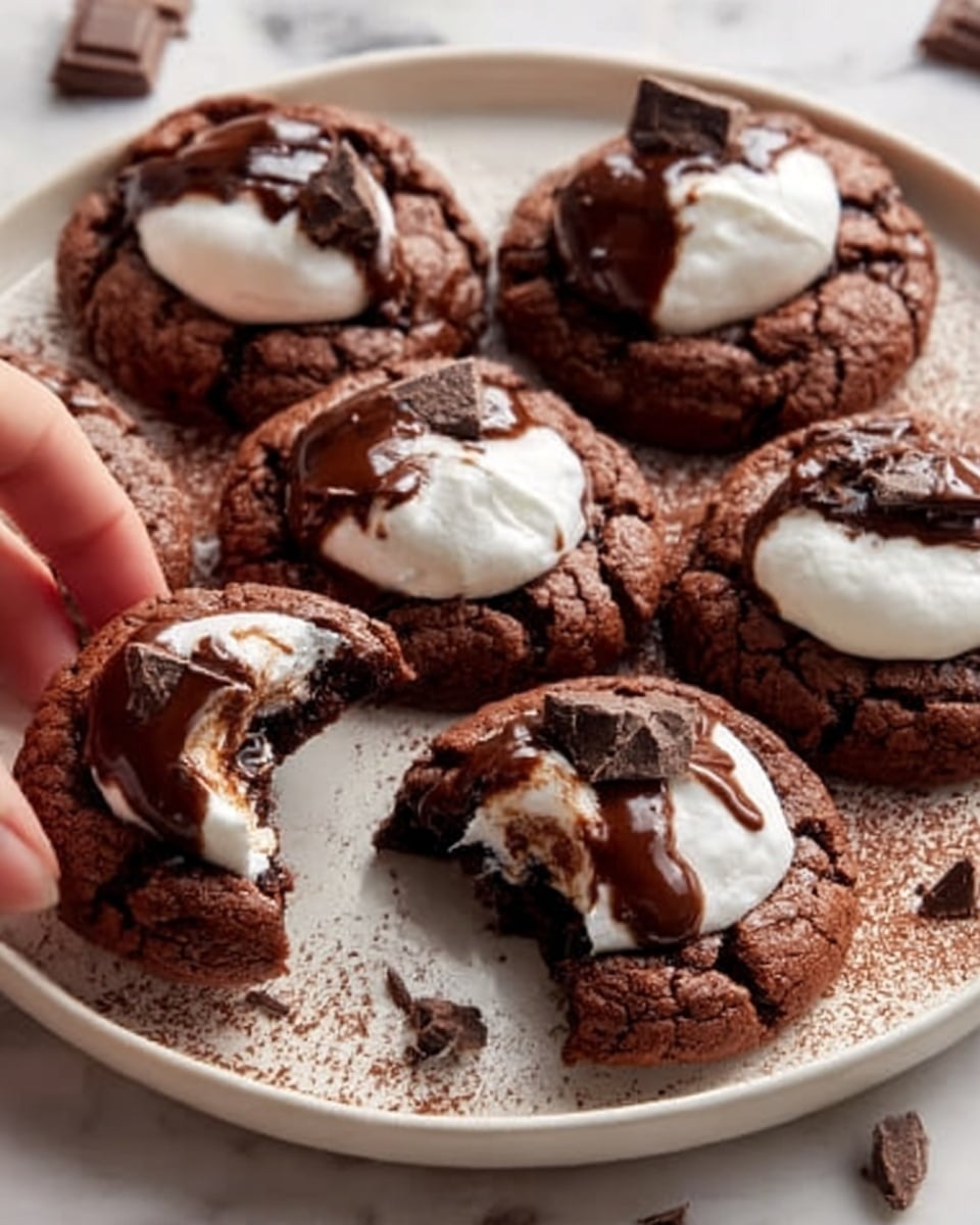 Marshmallow Hot Cocoa Surprise Cookies Recipe - Recipe Image