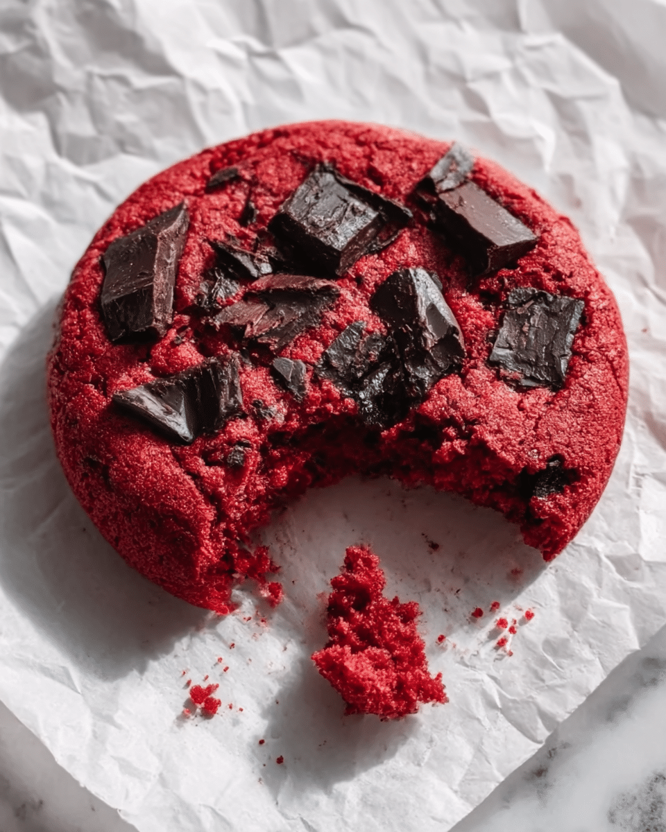 Homemade Red Velvet Oreo Cookies Recipe - Recipe Image