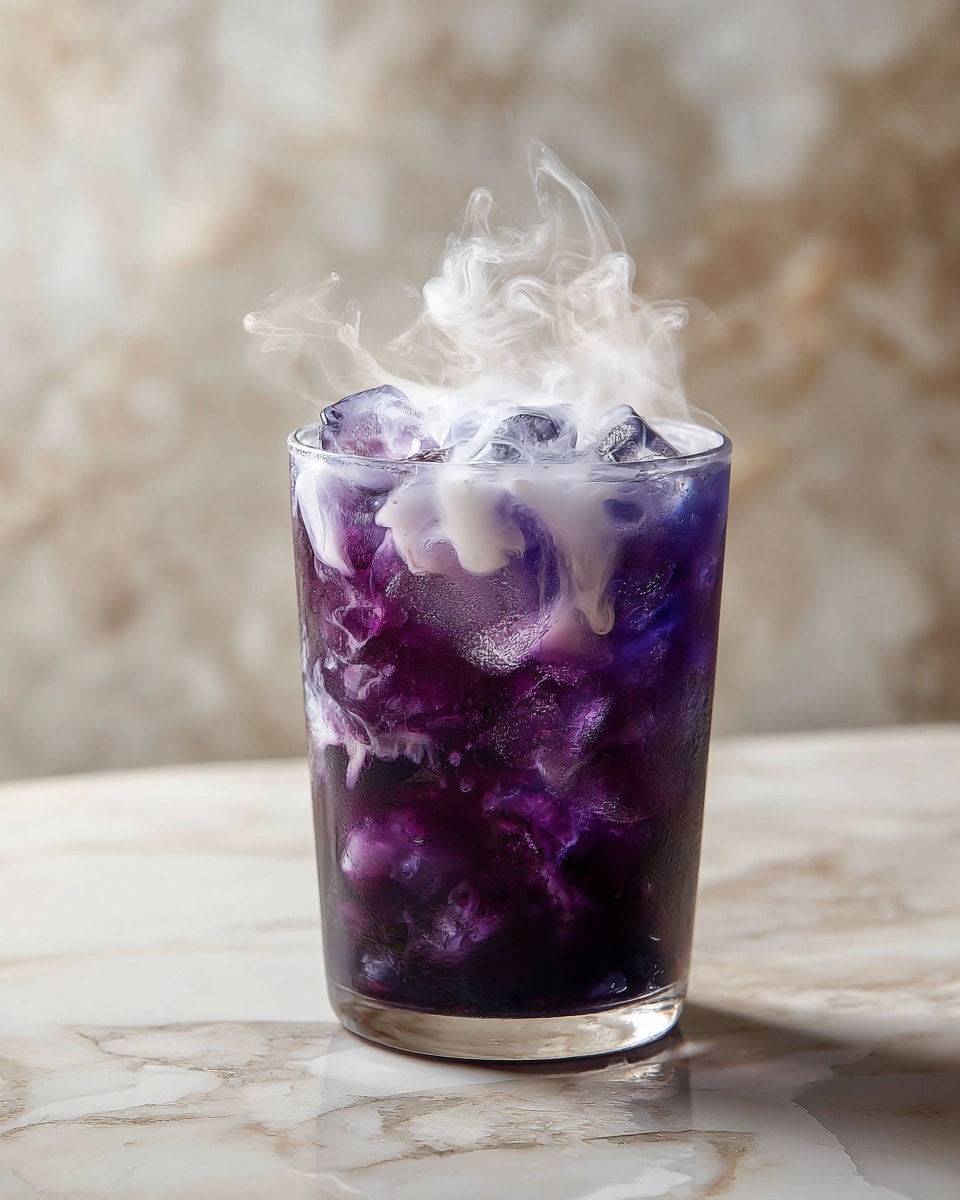 Blue Tea Latte Recipe - Recipe Image