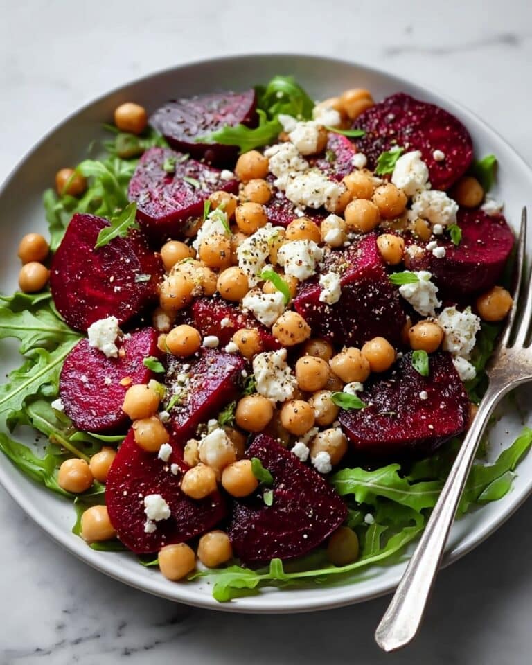 Beet and Chickpea Salad with Feta and Fresh Herbs Recipe