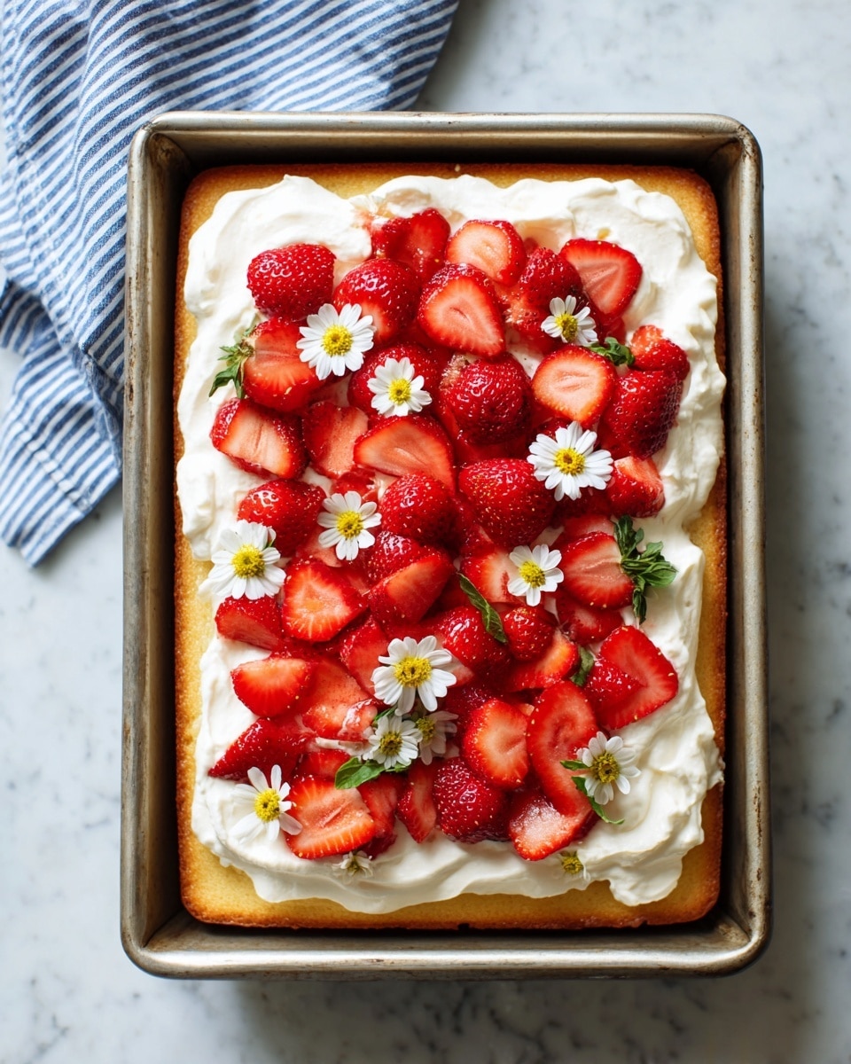 Sheet Pan Strawberry Shortcake Recipe - Recipe Image