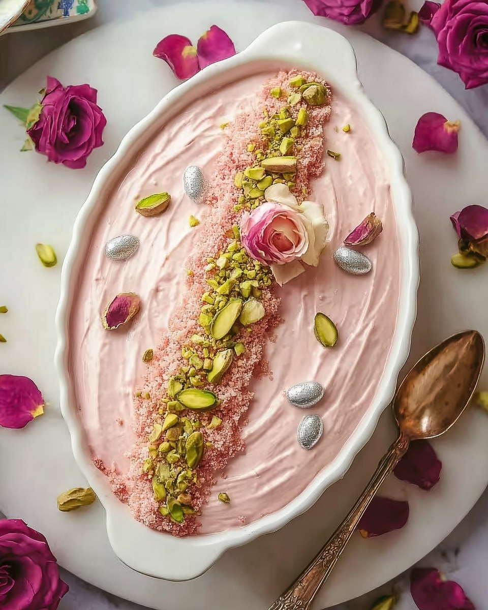 Rose Tiramisu: An Elegant Eggless Rose Delight Recipe - Recipe Image