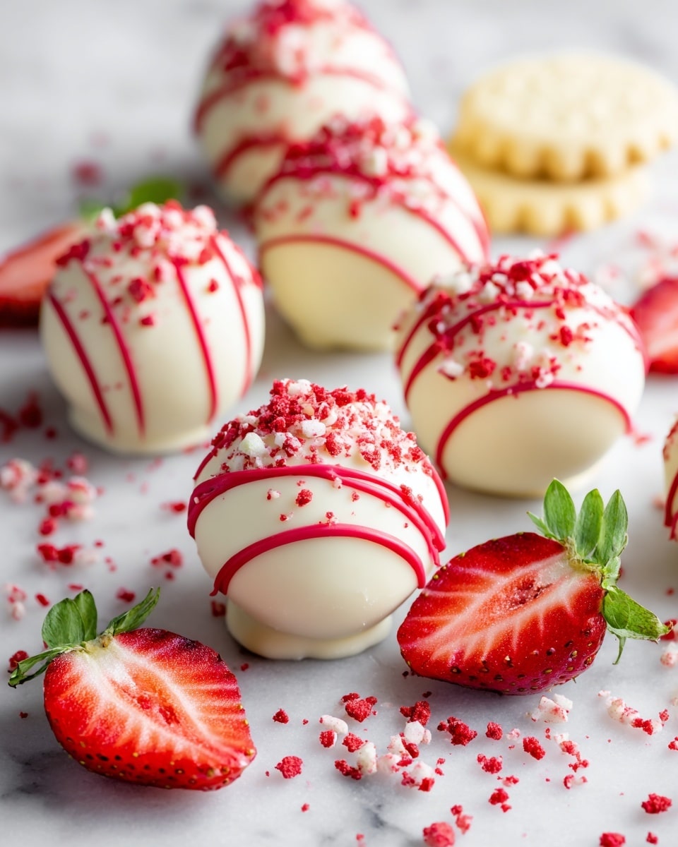 Strawberry Shortcake Truffles Recipe - Recipe Image