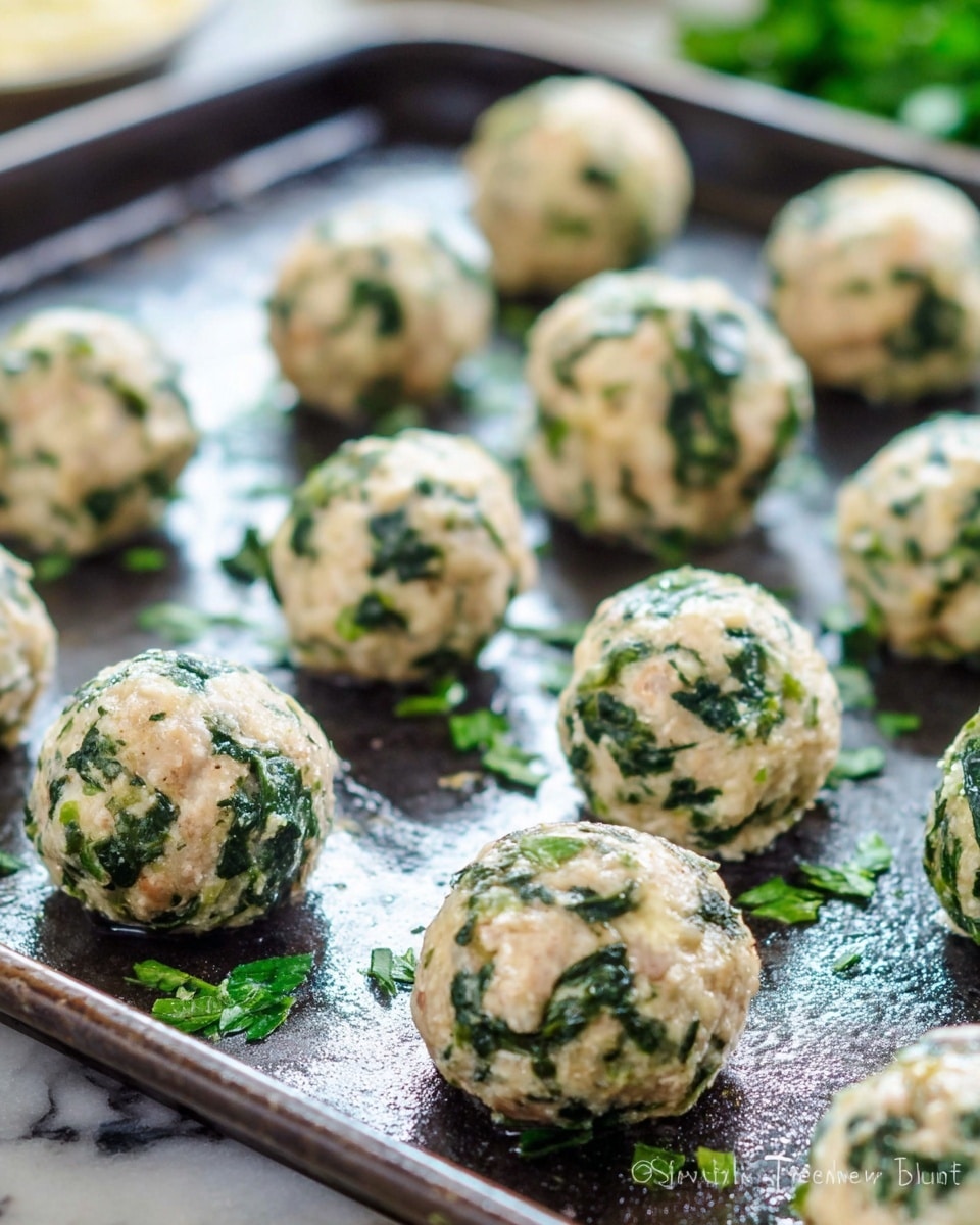Spinach Feta Turkey Meatballs Recipe - Recipe Image