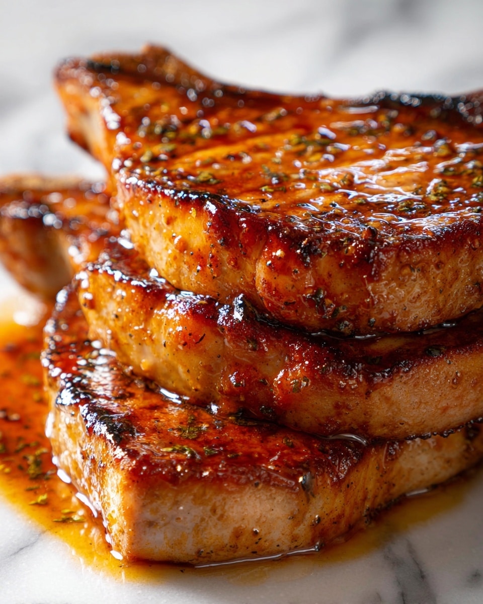 Pork Chops with Honey Garlic Sauce Recipe - Recipe Image
