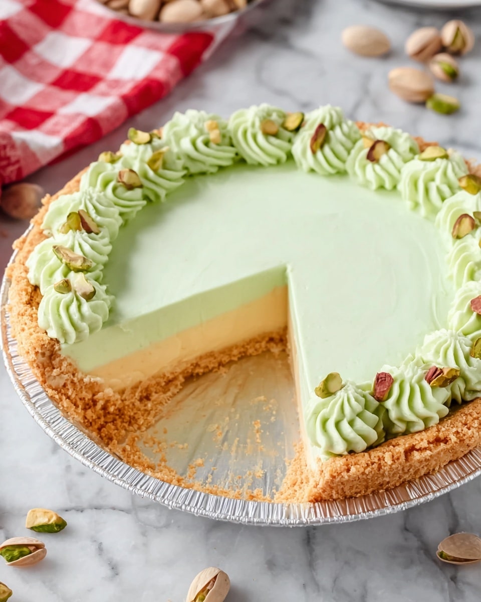 No Bake Pistachio Pie Recipe - Recipe Image