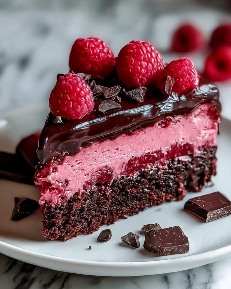Decadent Dark Chocolate Raspberry Cheesecake Recipe