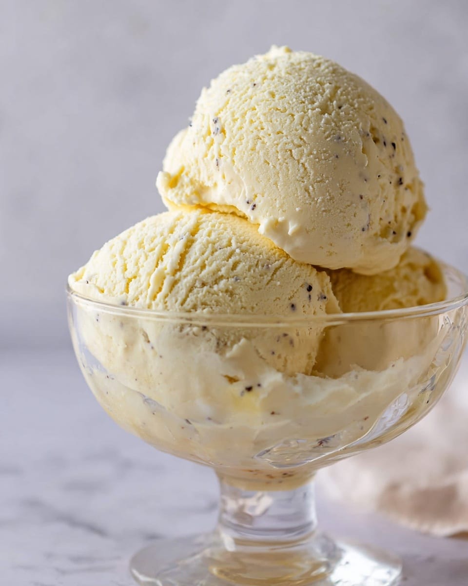French Style Custard Vanilla Ice Cream Recipe - Recipe Image