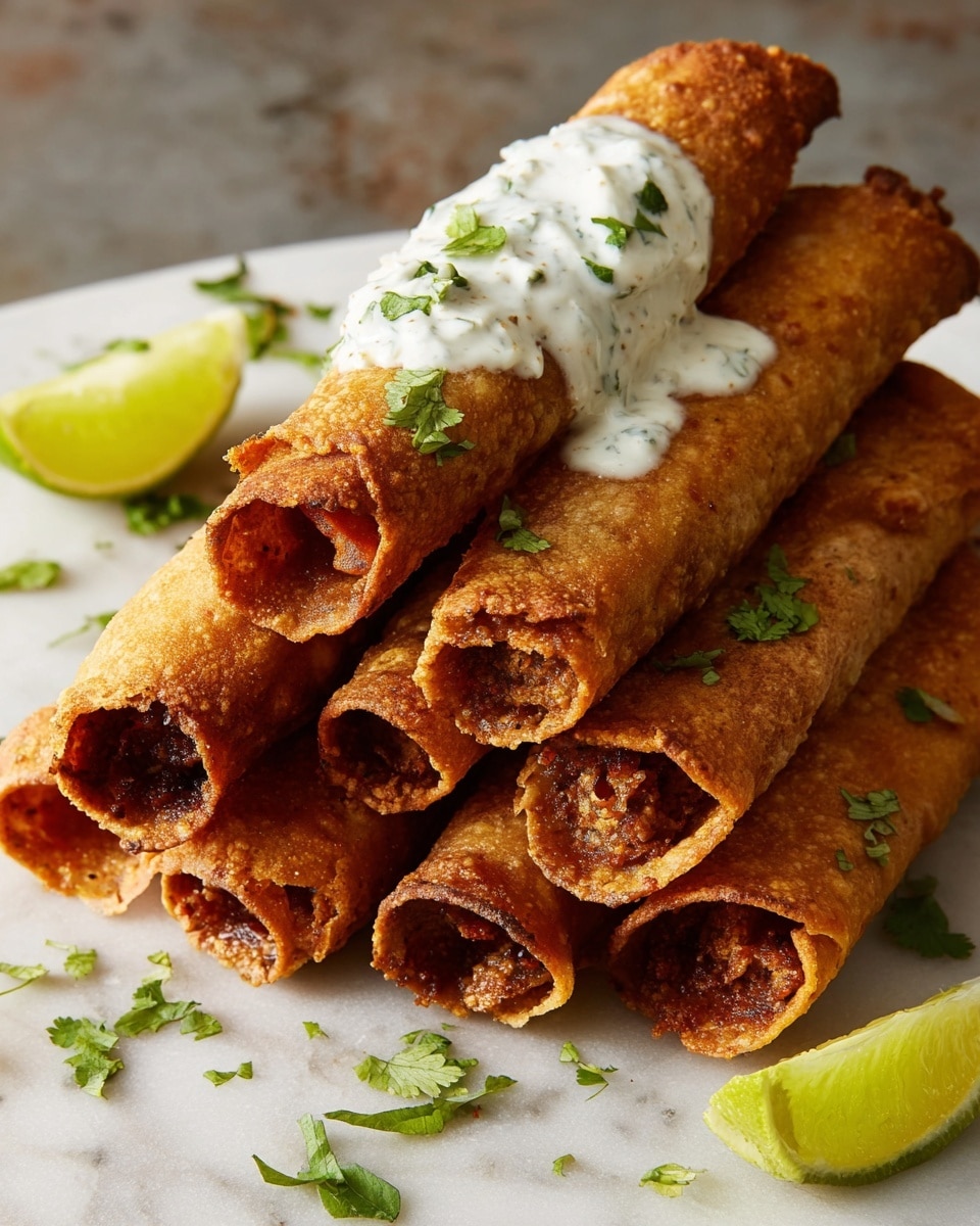 Bean & Cheese Taquitos Recipe - Recipe Image