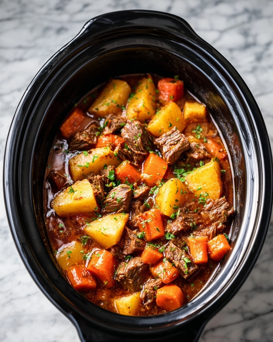 Slow Cooker Guinness Beef Stew Recipe - Recipe Image