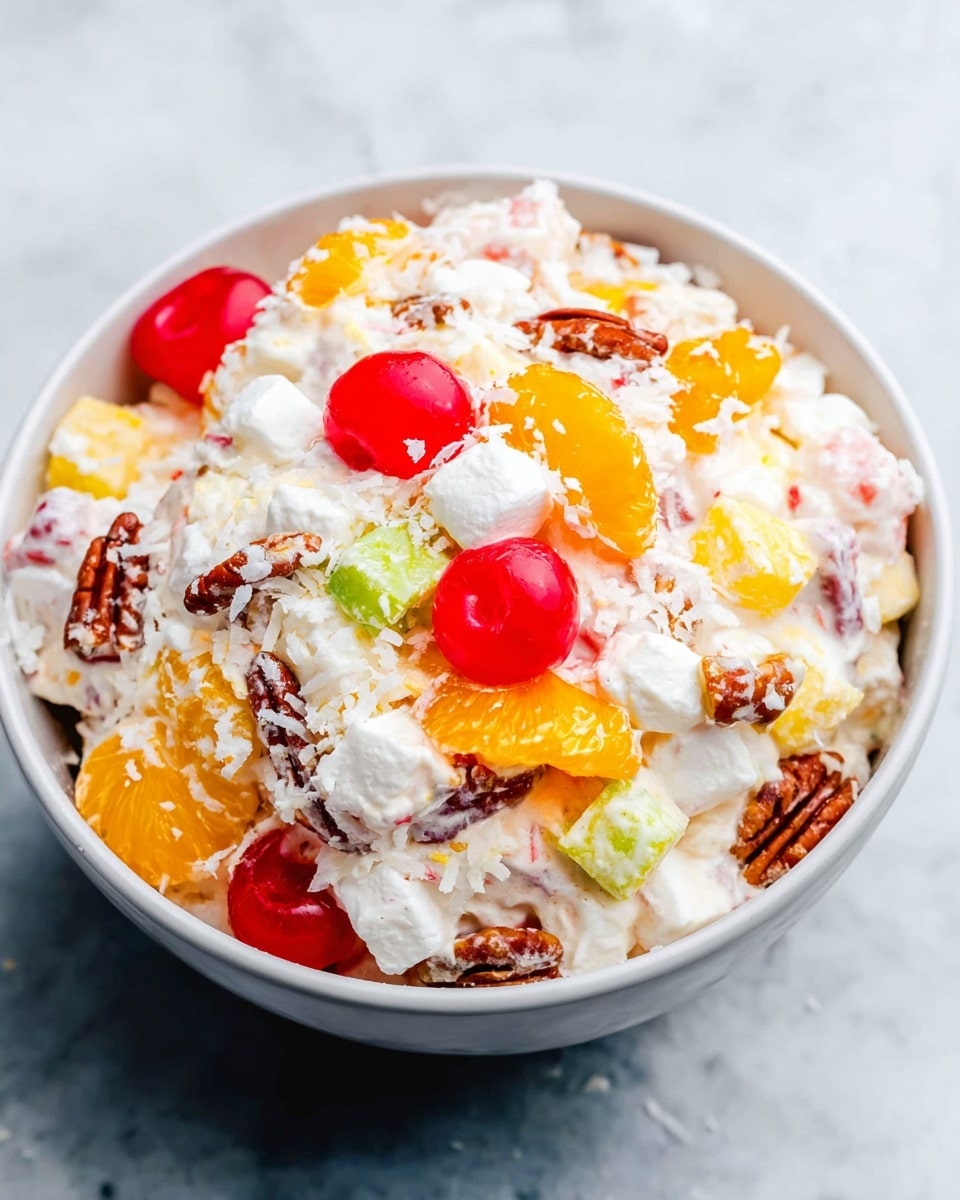 Best Ever Ambrosia Salad Recipe - Recipe Image
