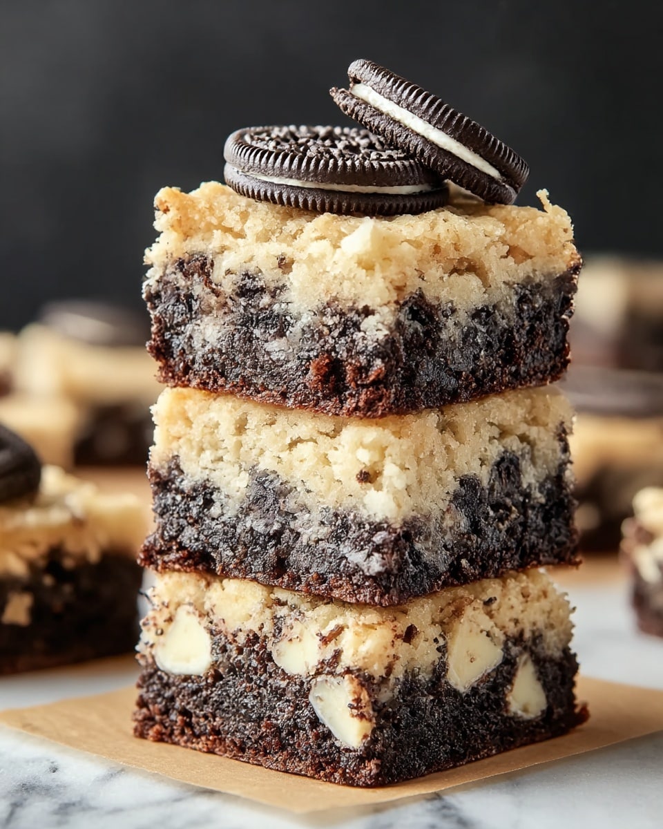 Fudgy Cookies and Cream Brownies That Melt in Your Mouth Recipe - Recipe Image