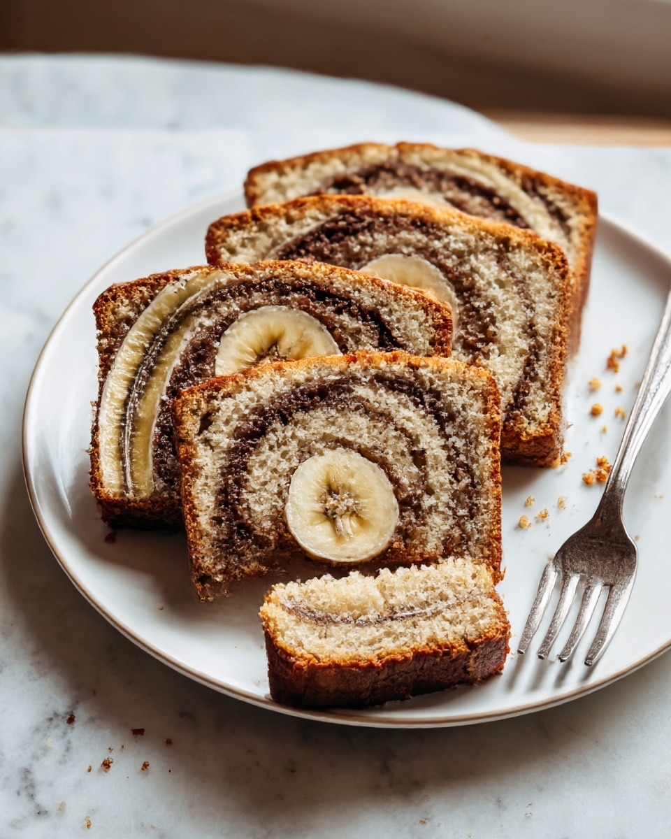 Easy Classic Cinnamon Swirl Banana Bread Recipe - Recipe Image