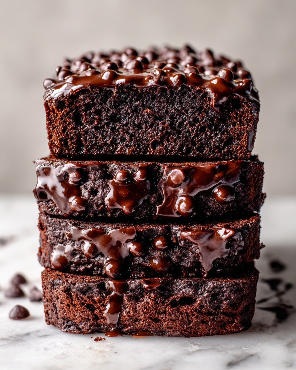 Healthy Chocolate Banana Bread Recipe - Recipe Image