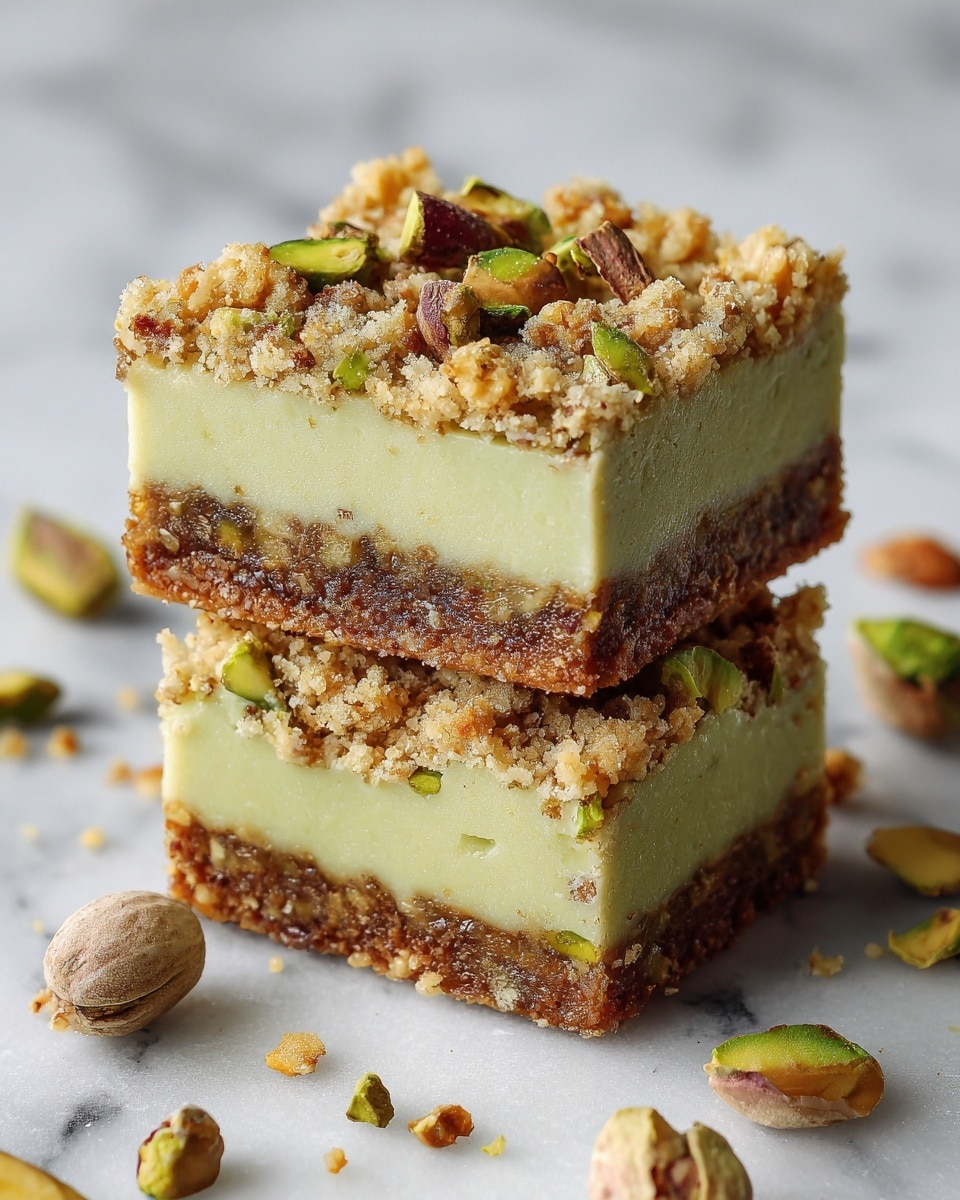 Pistachio Dream Cookie Bars Recipe - Recipe Image