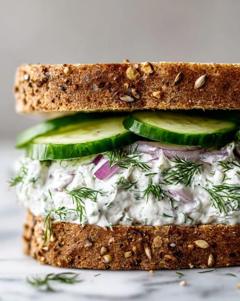 Easy Cucumber Salad Sandwiches Recipe