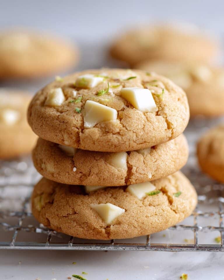 Zesty White Chocolate Key Lime Cookies Recipe